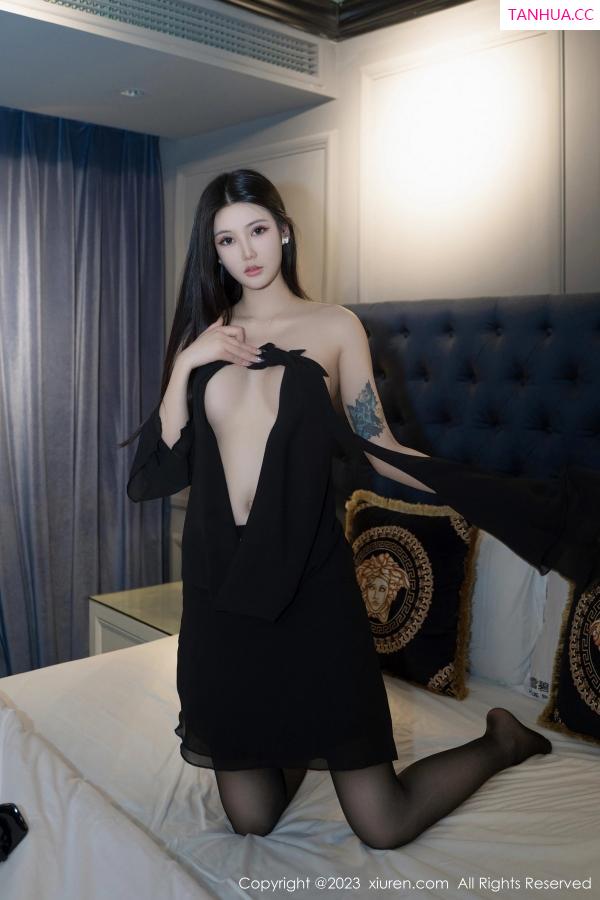 罗熙桐  [XiuRen]高清写真图 2023.07.10 No.7050 桐桐 黑丝美臀第56张图片